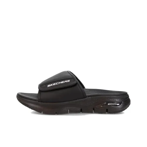 Skechers Arch Fit Motley Шлепанцы Мужские Черные