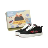 Чёрный, красный, молния (белый ремешок)