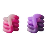 [Градиент Фиолетовый+Градиент Розовый] Мягкая игрушка для снятия стресса с эффектом твиста (2 упаковки)