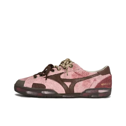 Mizuno CT CLUB 811 Manufacturing Cherry Blossom Какао Низкий топ Скейтборд Кроссовки Унисекс Розовый Коричневый