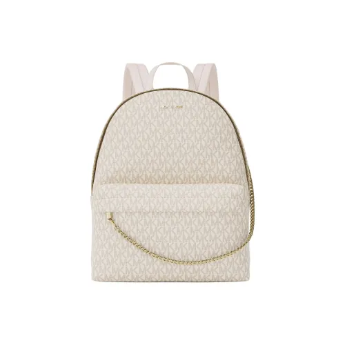 MICHAEL KORS Slater Покрытый холст Рюкзак Средний Унисекс Молочно-белый
