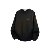 Чёрный с круглым вырезом