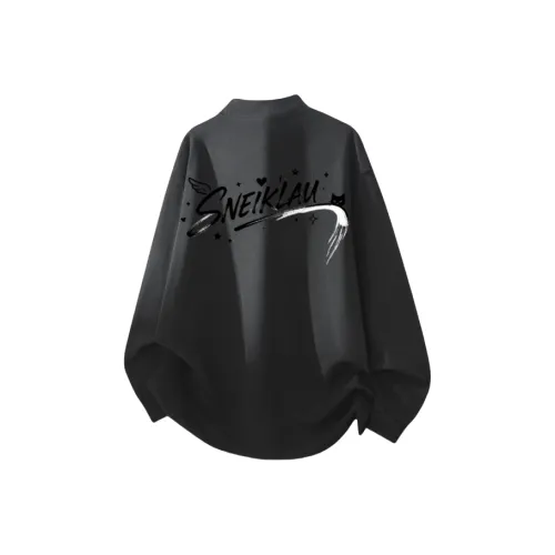 SNEIKLAU Черный Унисекс Свитшоты