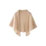 Коричневый козий кашемир