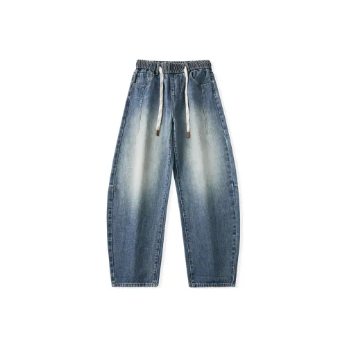 CHAORENBANG Синий Унисекс Джинсы