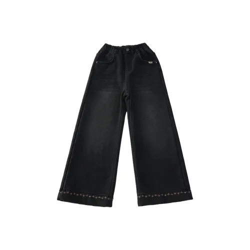 7 SEVFUN Повседневный Джинсы Зимний Черный Подростки