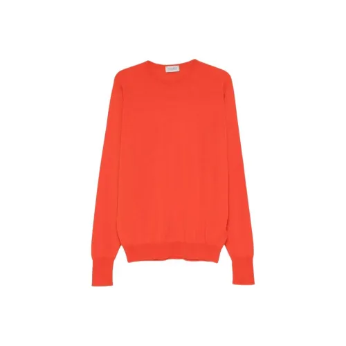 JOHN SMEDLEY Оранжевый Мужской Трикотаж