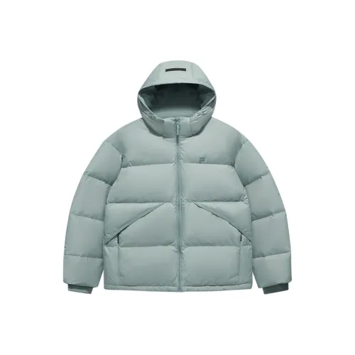 FILA FUSION Пуховик Мужской CHAOS Серый Зеленый