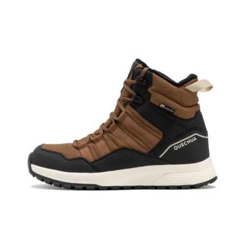 DECATHLON SH500 Slip Устойчивый Термический Высокий Топ Походная Обувь Мужская Черный Коричневый