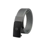 Чёрная пряжка + Серый ремень