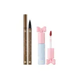 Кисть для подводки глаз Pen Черная *1 + Жидкая помада A03# Смелый Апельсин Линия *1