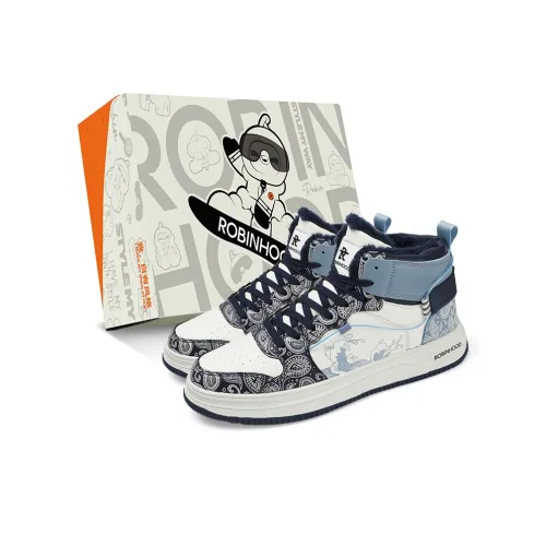 ROBINHOOD Высокие кроссовки для скейтбординга мужская коробка включена