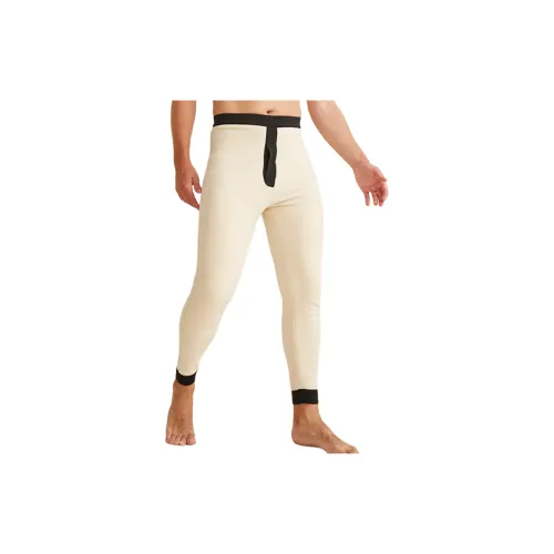 FAVMARTHA Мужской Темно-Серый [Тройной Layer Утолщенный] Мужские Термобрюки