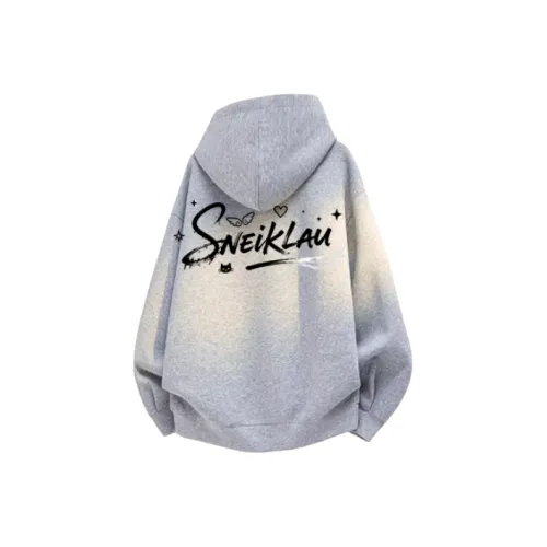 SNEIKLAU Светло-серый унисекс свитшоты