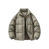 Серый [Съемный бренд, брошь]