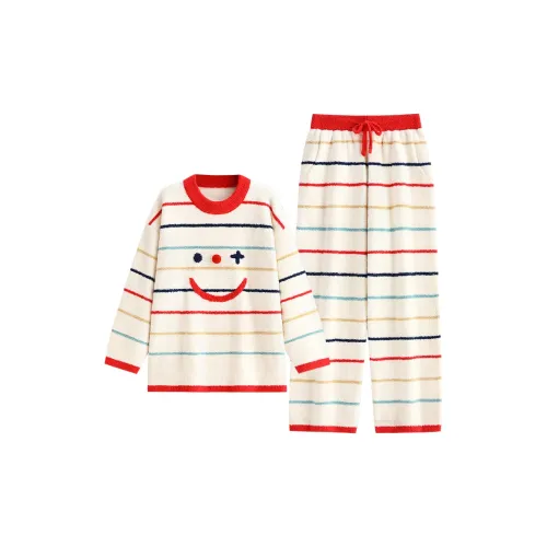 YUENEI 24512 Кремовый Белый Женский Пижамный Комплект