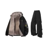 Чёрный + Чёрный Брюки