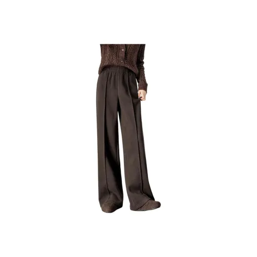 DKRVT Кофейный Упаковка Женские Повседневные Брюки