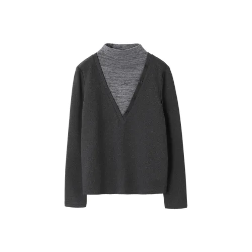 MOHANYIMEI Серый Женский Трикотаж