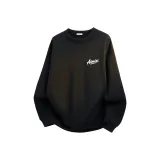 [Круглый вырез] Черный с флисовой подкладкой