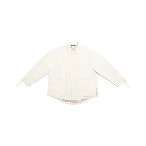 ANTA SNEAKERVERSE Хлопковый пуховик Пальто Унисекс Бежевый Желтый