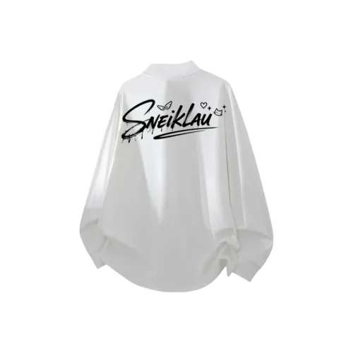 SNEIKLAU Белый Унисекс Свитшоты