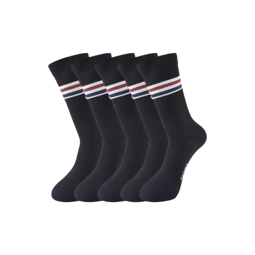 NAVIGARE [5 пар] 5 Черные Мужские Носки до икры MID