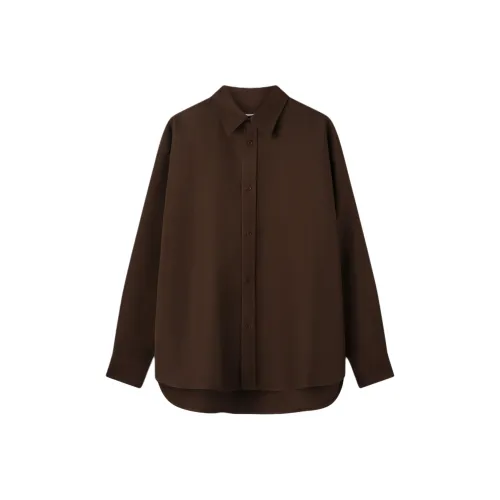 SAGE NATION Табачный Мужской Рубашки