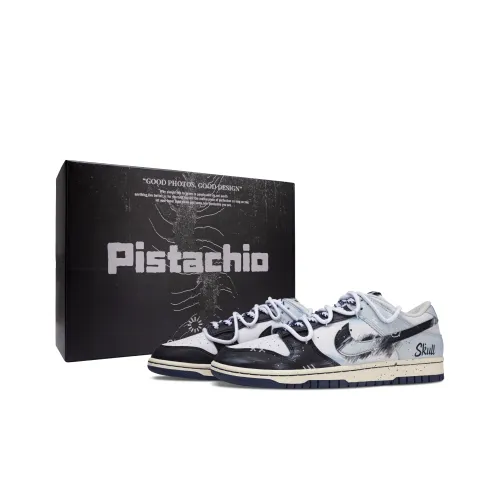 Nike Dunk Dull Forest LH Износостойкий и Легкий Низкий Топ Скейтборд Кроссовки Мужские Синие