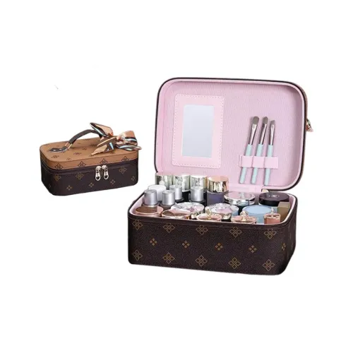 KEMAIDE Western Premium Portable Зеркальная сумка для хранения косметики Pack