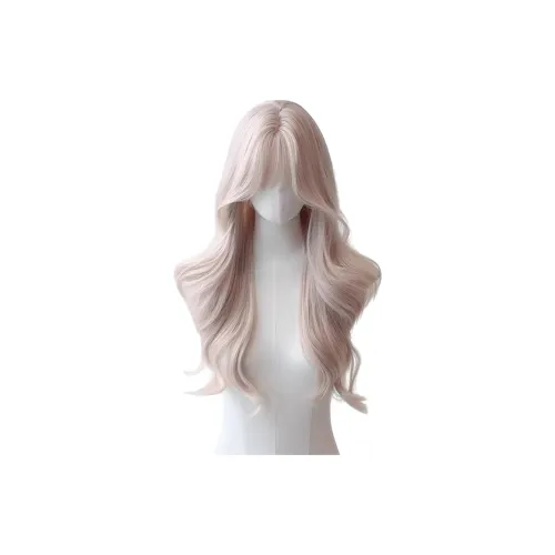 YOSEE White Peach Oolong Полный комплект Лолита Длинные волнистые COS Два хвостика Перука Высокая температура Пряжа