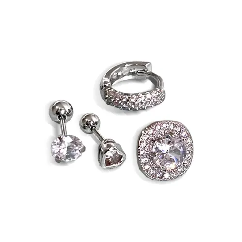 Yab Титановая сталь 925 стерлинговое серебро серьги-гвоздики унисекс