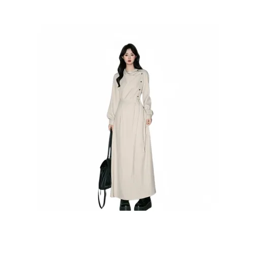 YICHAI Длинное платье с длинными рукавами женское