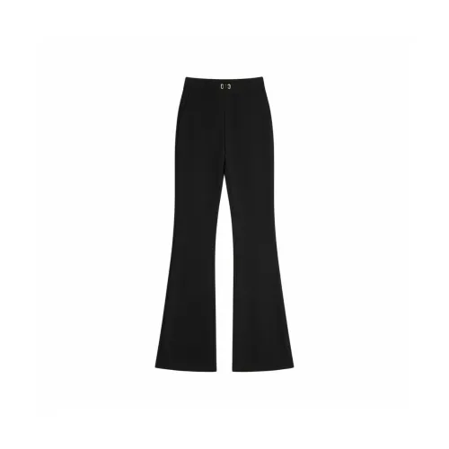 LEIDUO Черные Женские Повседневные Штаны