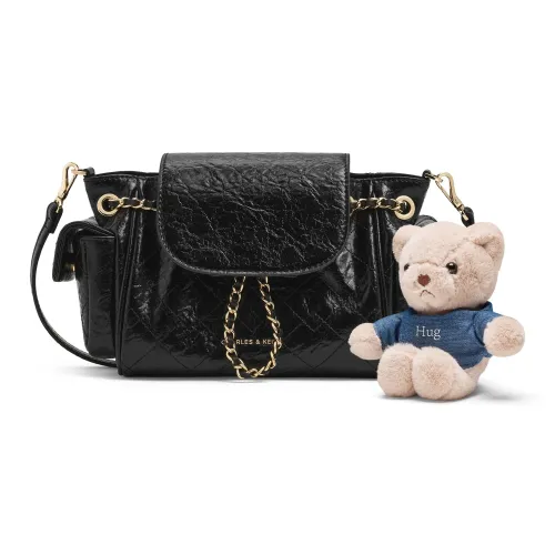 CHARLES KEITH ПУ (полиуретан) Подмышечный рюкзак маленький женский многоцветный