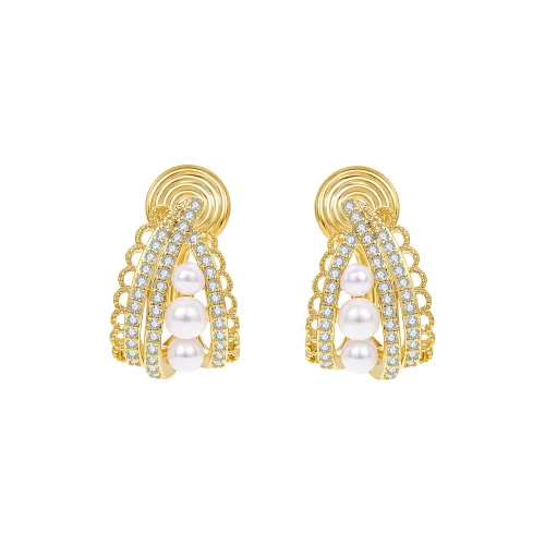 MCK Медный сплав Серьги с застежкой-серьги Женские