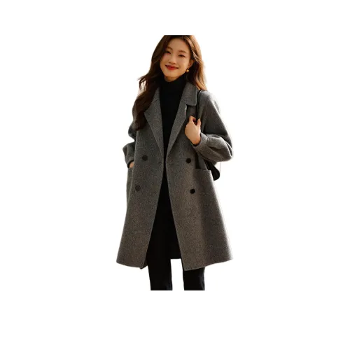 Mo Han Yi Mei Куртка Женская Серого цвета