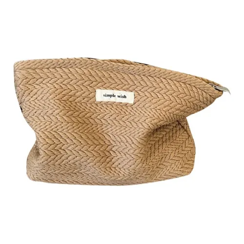 KEMAIDE Rice С рельефом Текстура Тканый материал Сумка Сумка Путешествие Большой объем Портативный Косметичка Пачка