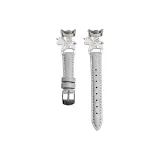 Ремень "Единорог" - серый слоновой кости