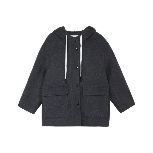 BETU Темно-серый женский пальто