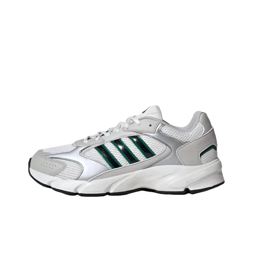 Adidas CRAZYCHAOS 2000 Slip-resistant Abrasion-resistant Low Top Footwear Men's White Green Silver Adidas CRAZYCHAOS 2000 Противоскользящий Устойчивый к истиранию Низкий Топ Обувь Мужская Белый Зеленый Серебряный
