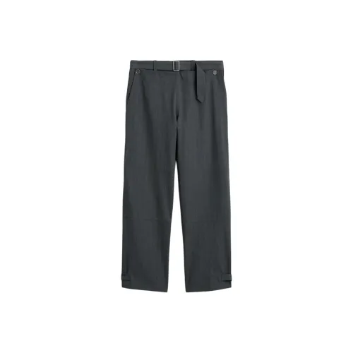 ZARA Collaboration Дымчато-серый Мужские Повседневные Штаны