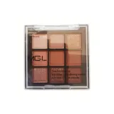 Девять цветов шоколадной палитры + кисть для теней + тушь для ресниц