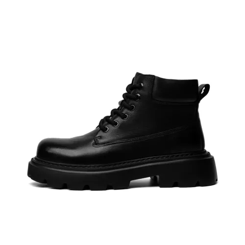 PALMPOLO 11cm Martin Boot 5cm Мужской Черный