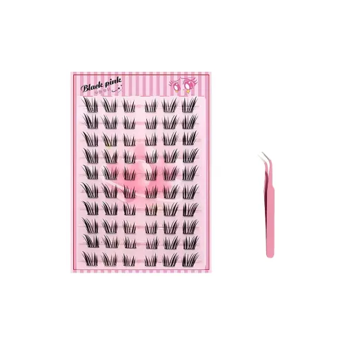 GUIPAI Кошка Стиль Принцесса Клей Бесплатно и Легкое Снятие Накладные ресницы Сегментированные