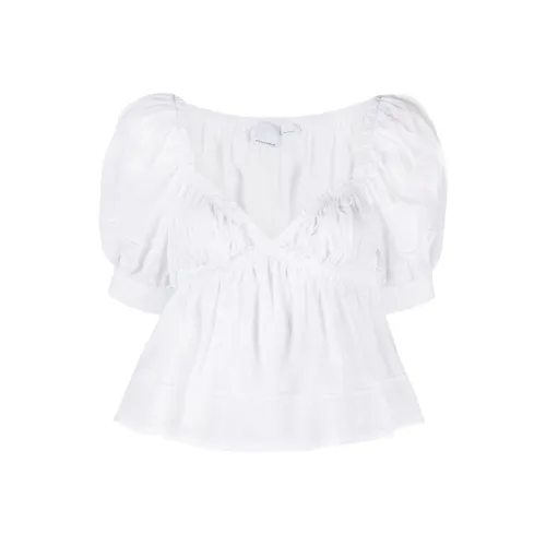 PINKO SS24 T Рубашка Женская Белая