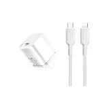 Mist Белый [8-14 Комплект] 30W Быстродержатель + 1,2м Кабель с тканью вязаной PD