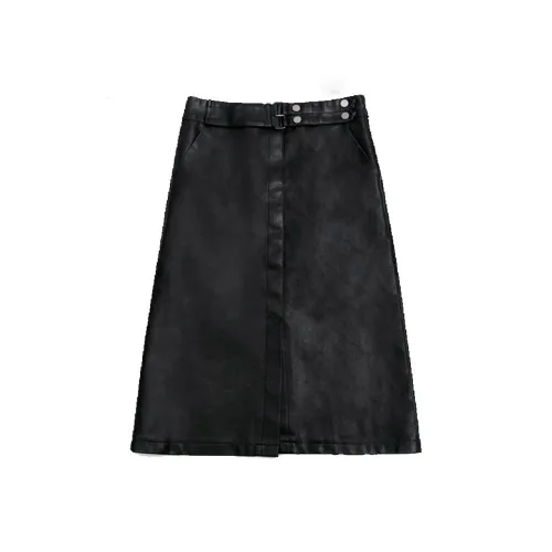 LOUGHNEA Кожа Длинная Юбка Женская