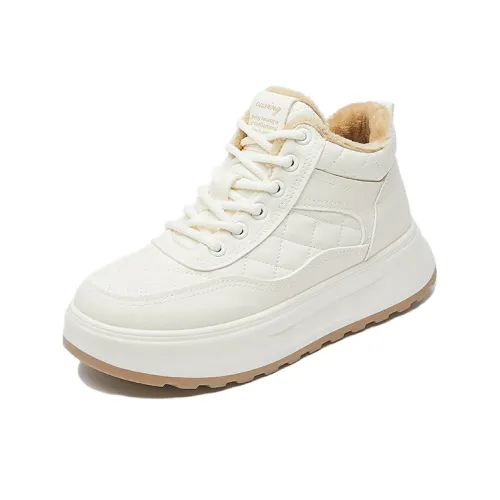 JOHLIN DREAM С флисовой подкладкой Белый Кроссовки Термостойкие Устойчивые к истиранию Противоскользящие Высокий верх