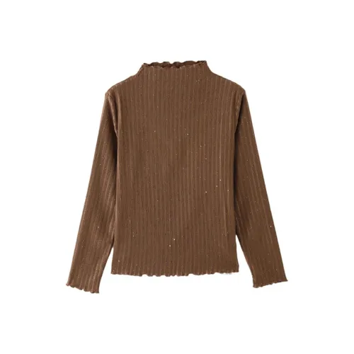 Mo Han Yi Mei Трикотаж Женский Кофейный